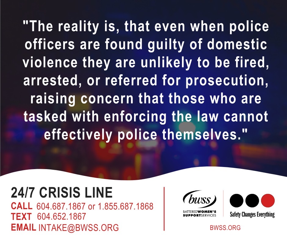 Police Accountability and PoliceInvolved Domestic Violence BWSS