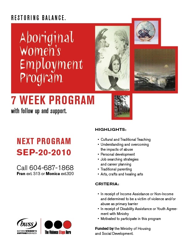 Aboriginal Women's Employment Program