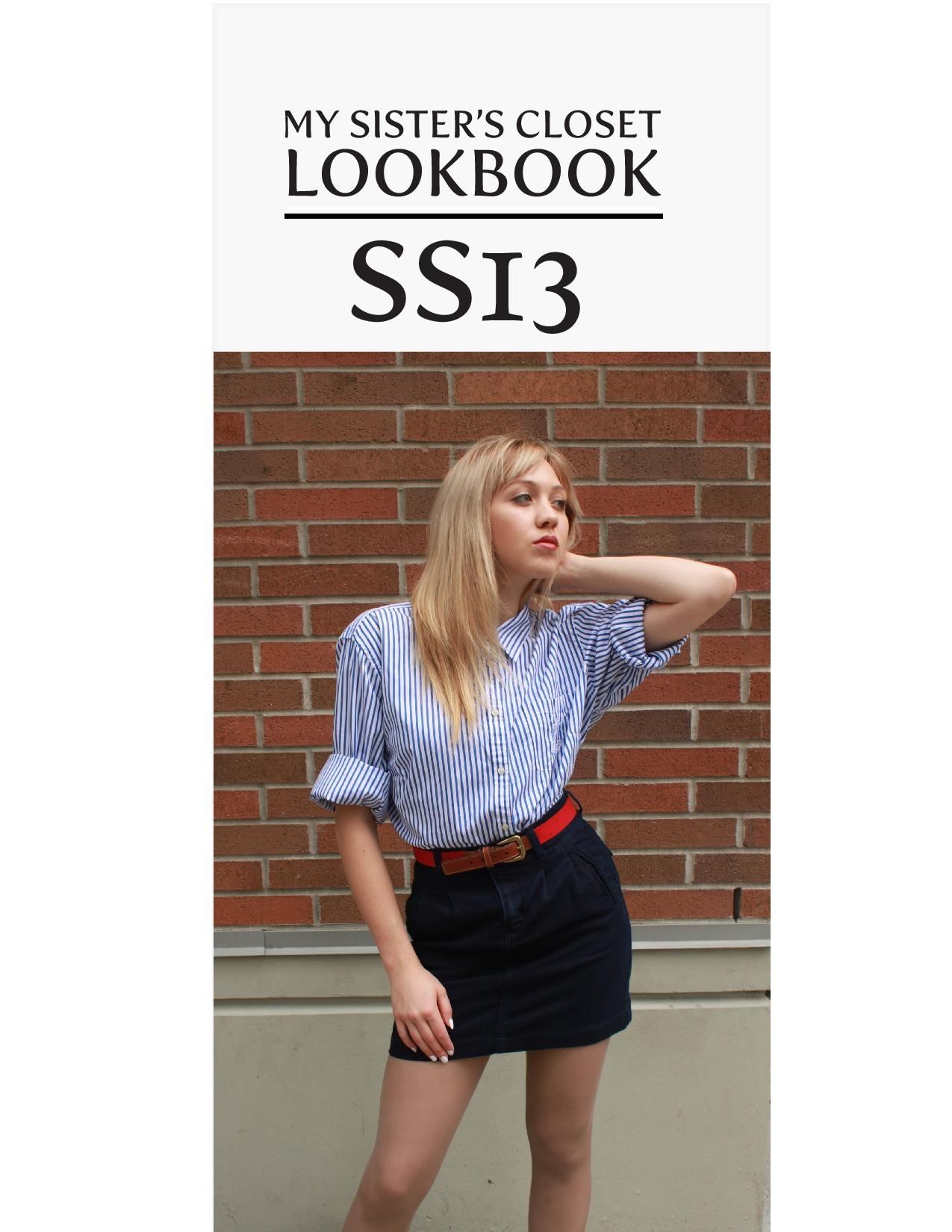 My Sister’s Closet Lookbook – SS13 | BWSS