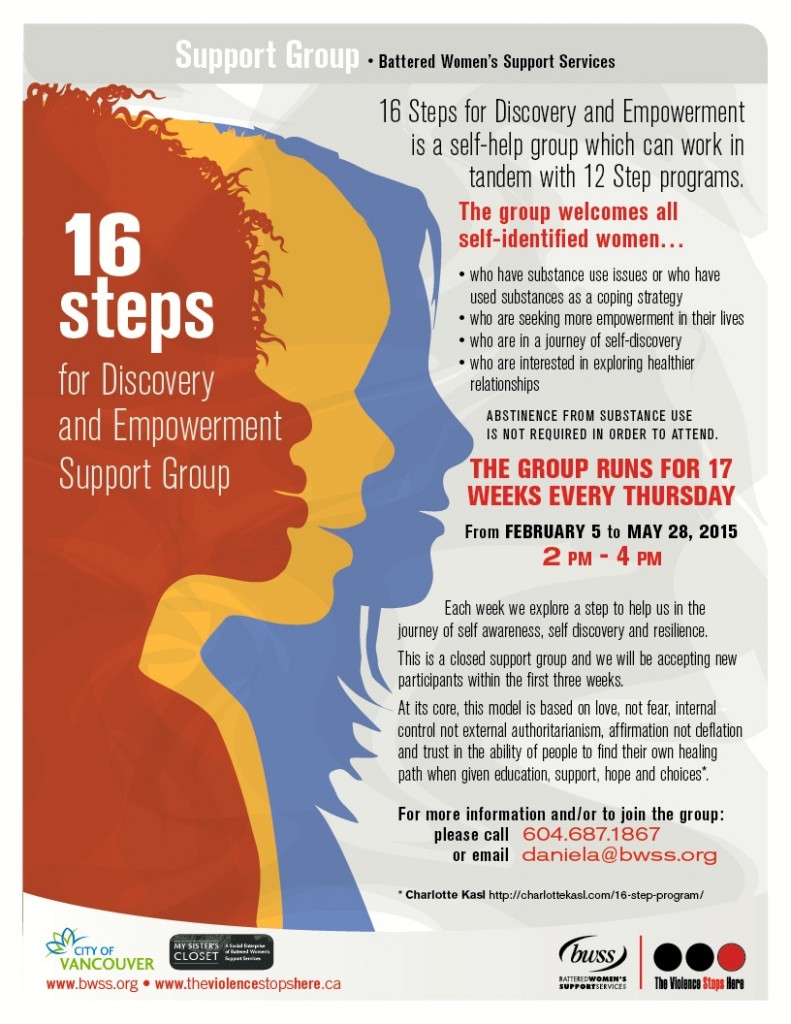 16 steps support group for women__2015