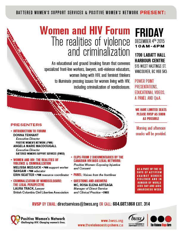BWSS Women-HIV Forum