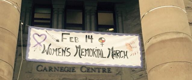 Memorial March Missing and Murdered Indigenous Women 