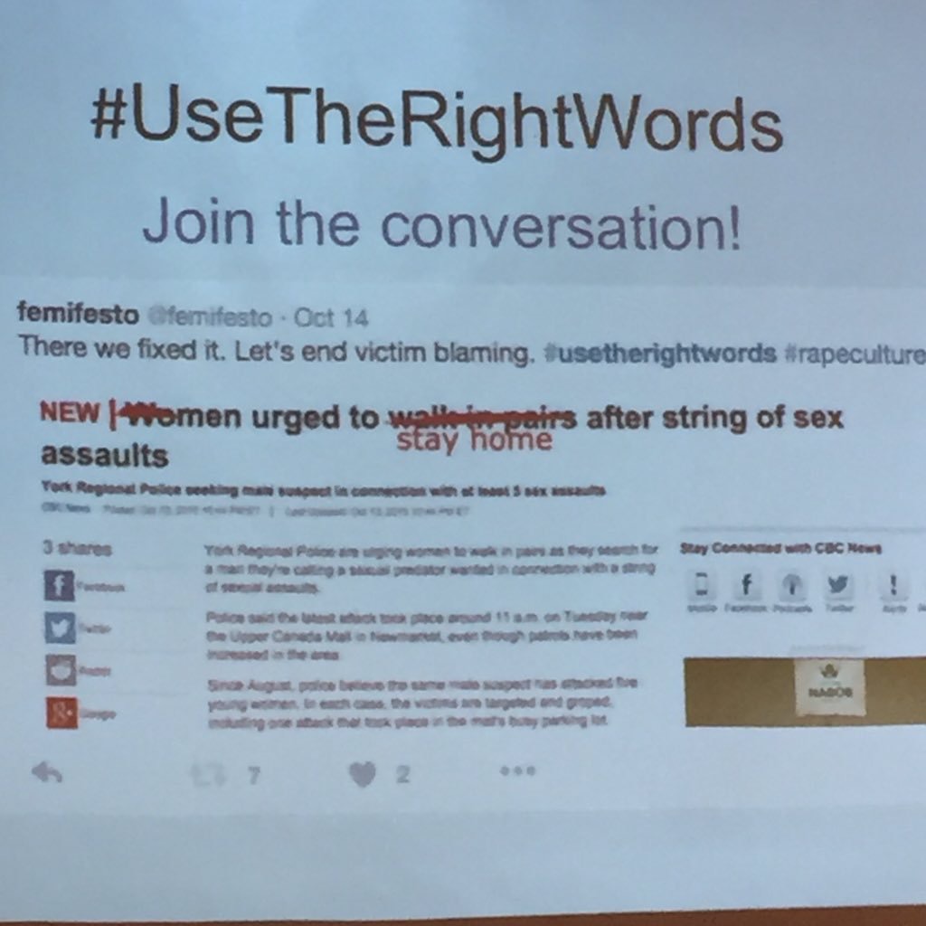 Encouraging social media users to UseTheRightWords