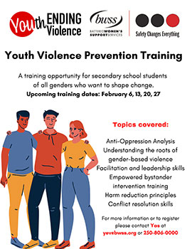 2022 Youth Ending Violence volunteer training program