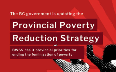 BWSS Priorities for BC’s Poverty Reduction Strategy