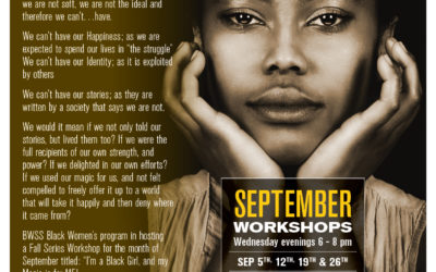 Black Women’s Program September 2018 Workshops