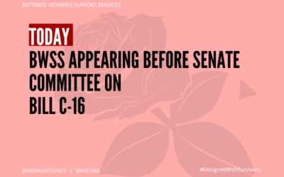 BWSS Appearing Before Senate Committee on Bill C-16