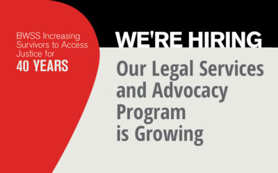 BWSS Legal Services and Advocacy team is growing