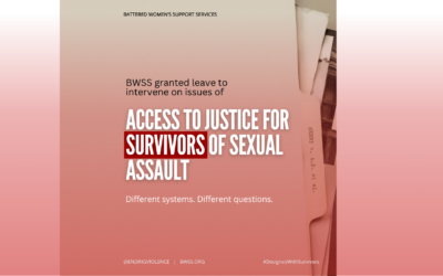 Access to Justice on the Line: Why BWSS Intervened in Henry v. A.B. et al. and Why the Appeal Matters for Survivors of Sexual Assault