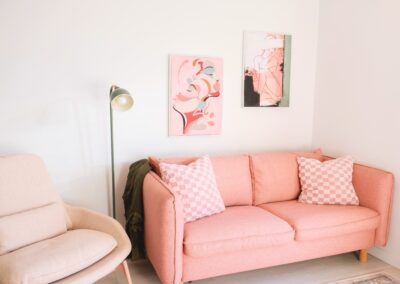 Synchronicity Second Stage Transition House Program Living Room