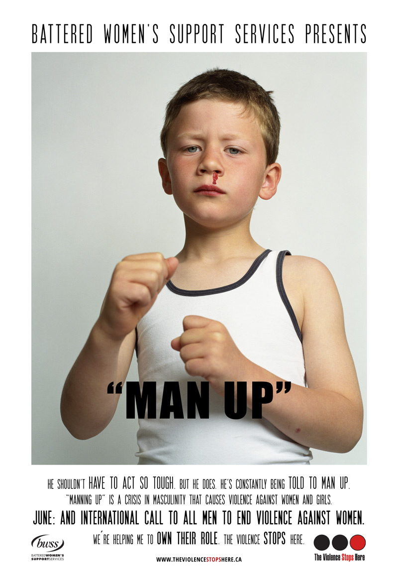 "Man Up" Strategic Interventions campaign