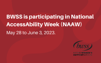 BWSS is participating in National AccessAbility Week (NAAW)