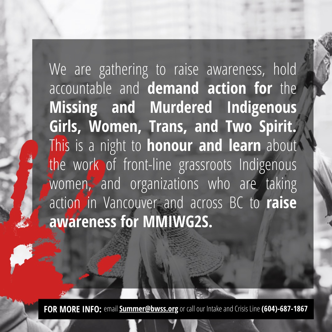 National Day of Action on Missing and Murdered Indigenous Women Girls and Two-Spirit People