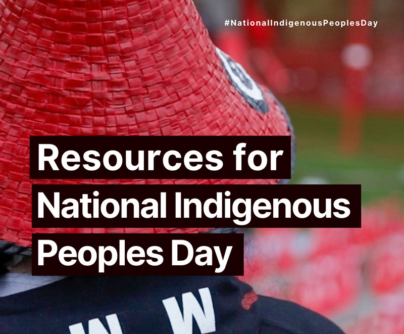 Resources for National Indigenous Peoples Day