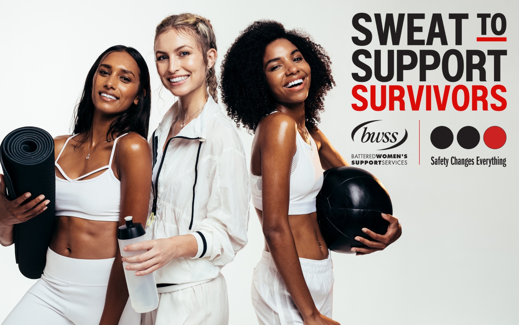 Sweat to Support Survivors banner 2025