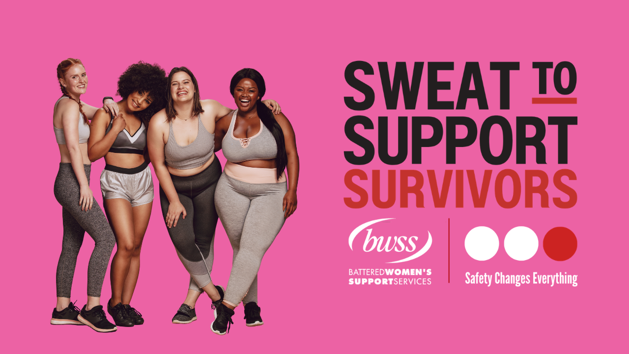 Sweat to Support Survivors banner 2025