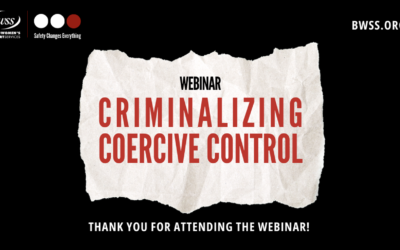 Evaluation: Criminalizing Coercive Control Webinar