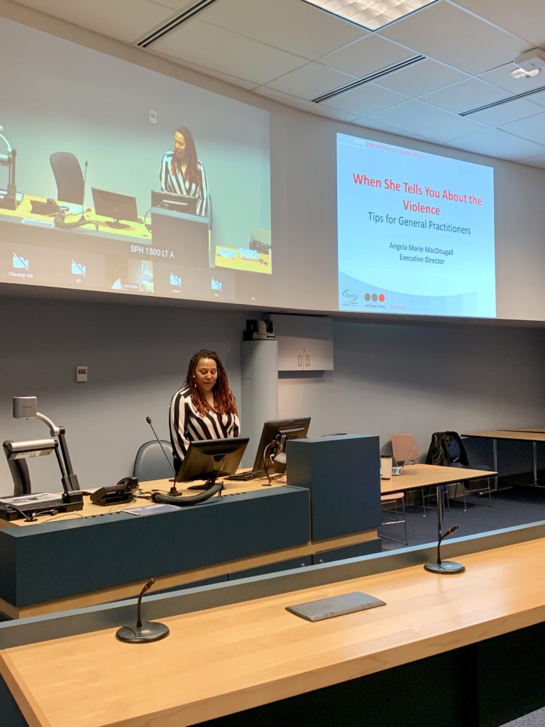 Angela speaks at the UBC faculty of medicine for World Health Day 2019