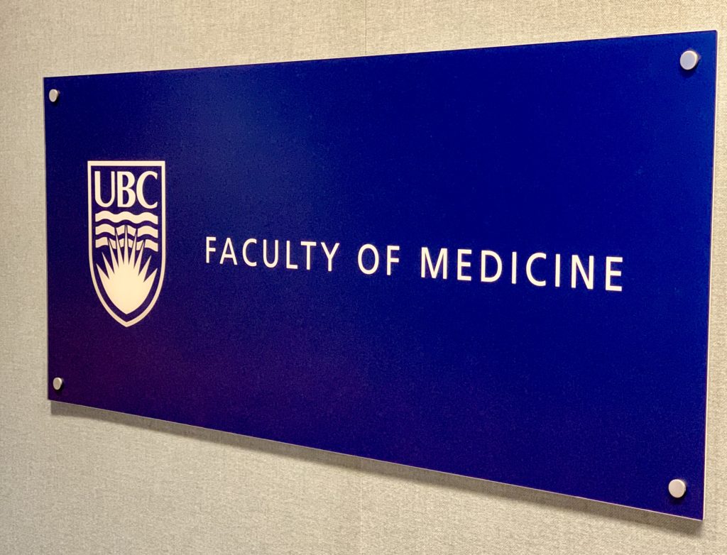 Angela speaks at the UBC faculty of medicine