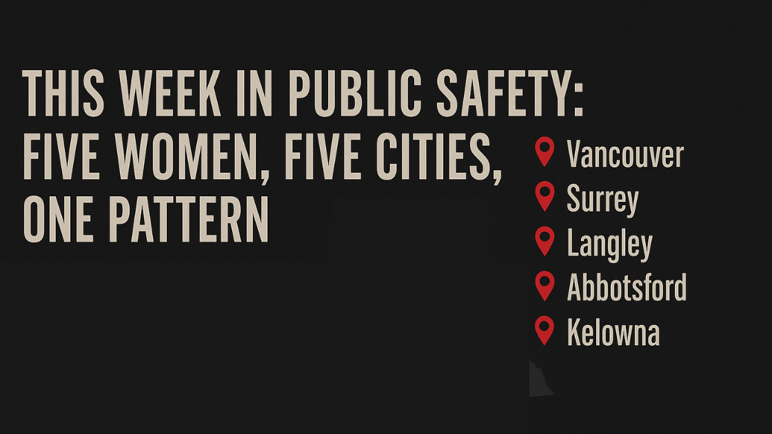 This Week in Public Safety: Five Women, Five Cities, One Pattern