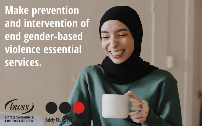 Make prevention and intervention of end gender-based violence essential services Make prevention and intervention of end gender-based violence essential services