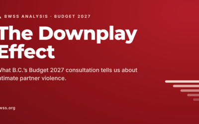 The Downplay Effect: What B.C.’s Budget 2027 Consultation Tells Us About Intimate Partner Violence