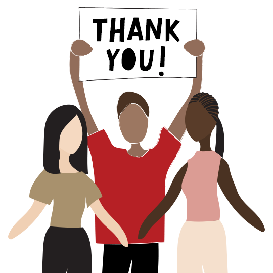 What does it take to be free from violence campaign Thank you